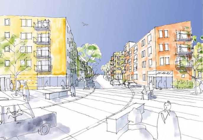 Södergatan, hyresrätter Märsta 2