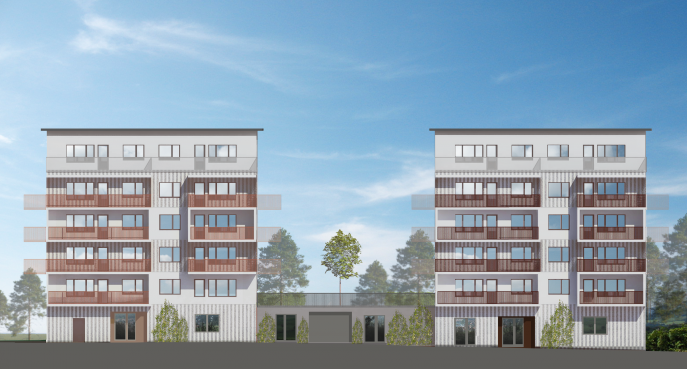 De fem elementen, flerbostadshus Ursvik 2