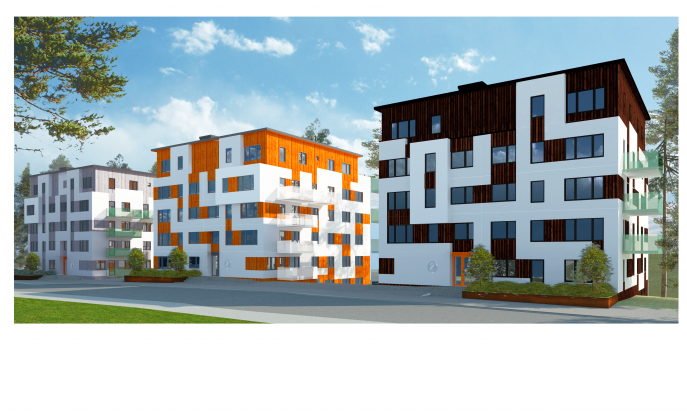 De fem elementen, flerbostadshus Ursvik 3