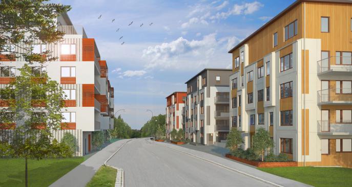De fem elementen, flerbostadshus Ursvik 0