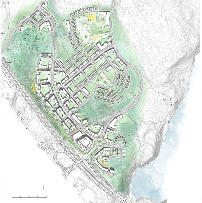 Rankhus, stadsplanering detaljplan Kungsängen Upplands-Bro 5