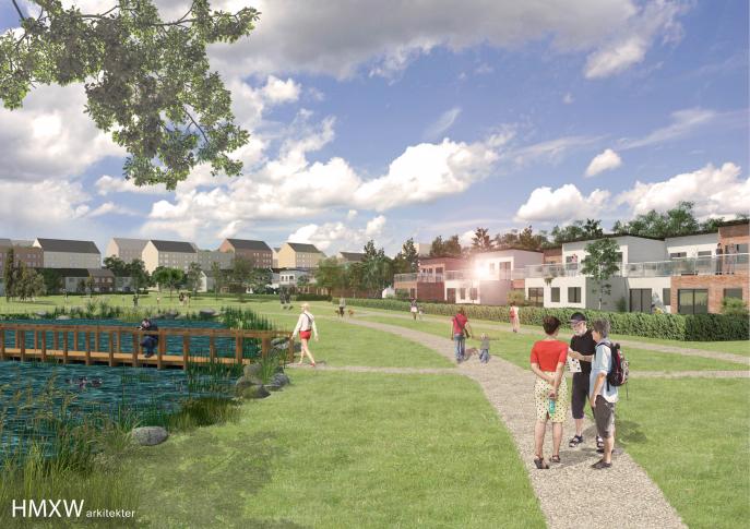 Rankhus, stadsplanering detaljplan Kungsängen Upplands-Bro 1