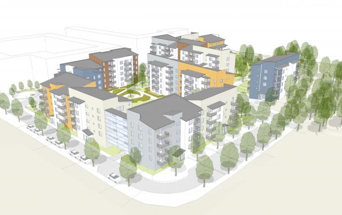 Silverdalshöjden och Silverdalsbacken, flerbostadshus Sollentuna 1