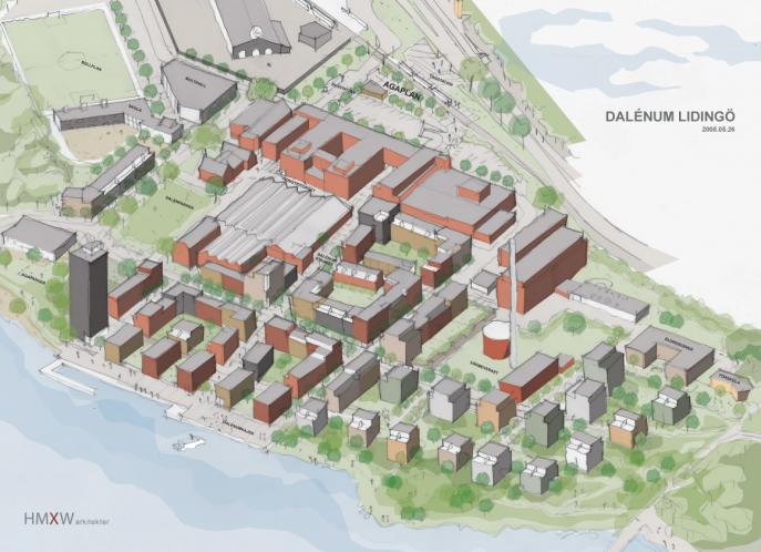 Dalenum, flerbostadshus och gestaltningsprogram Lidingö 3