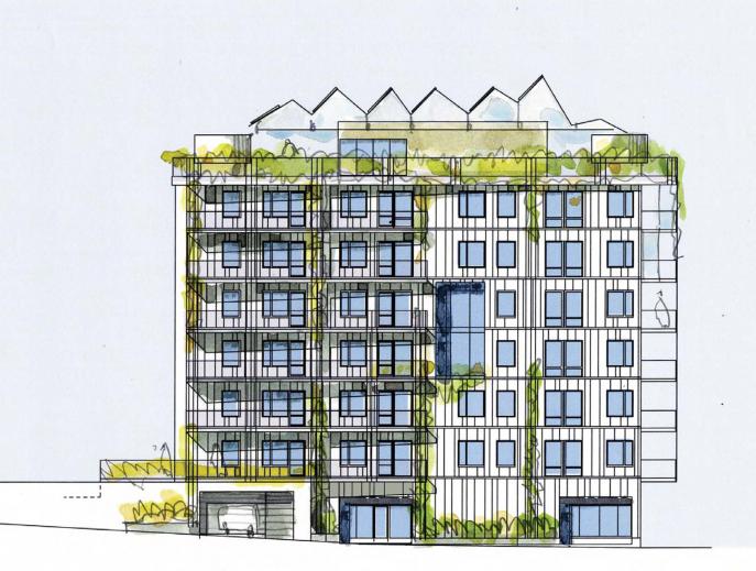 Hjorthagen, flerbostadshus Norra Djurgårdsstaden 2