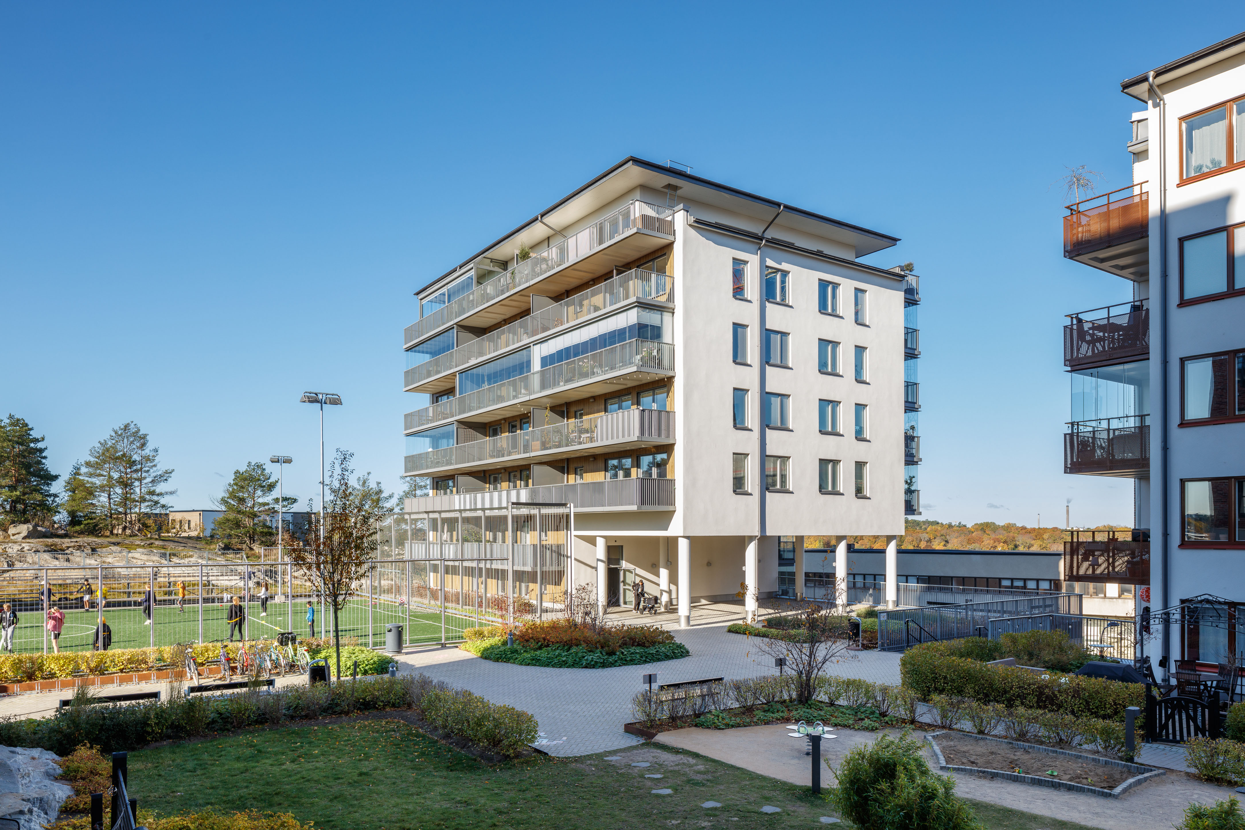 Spisbrödsfabriken, flerbostadshus Kvarnholmen Nacka 8