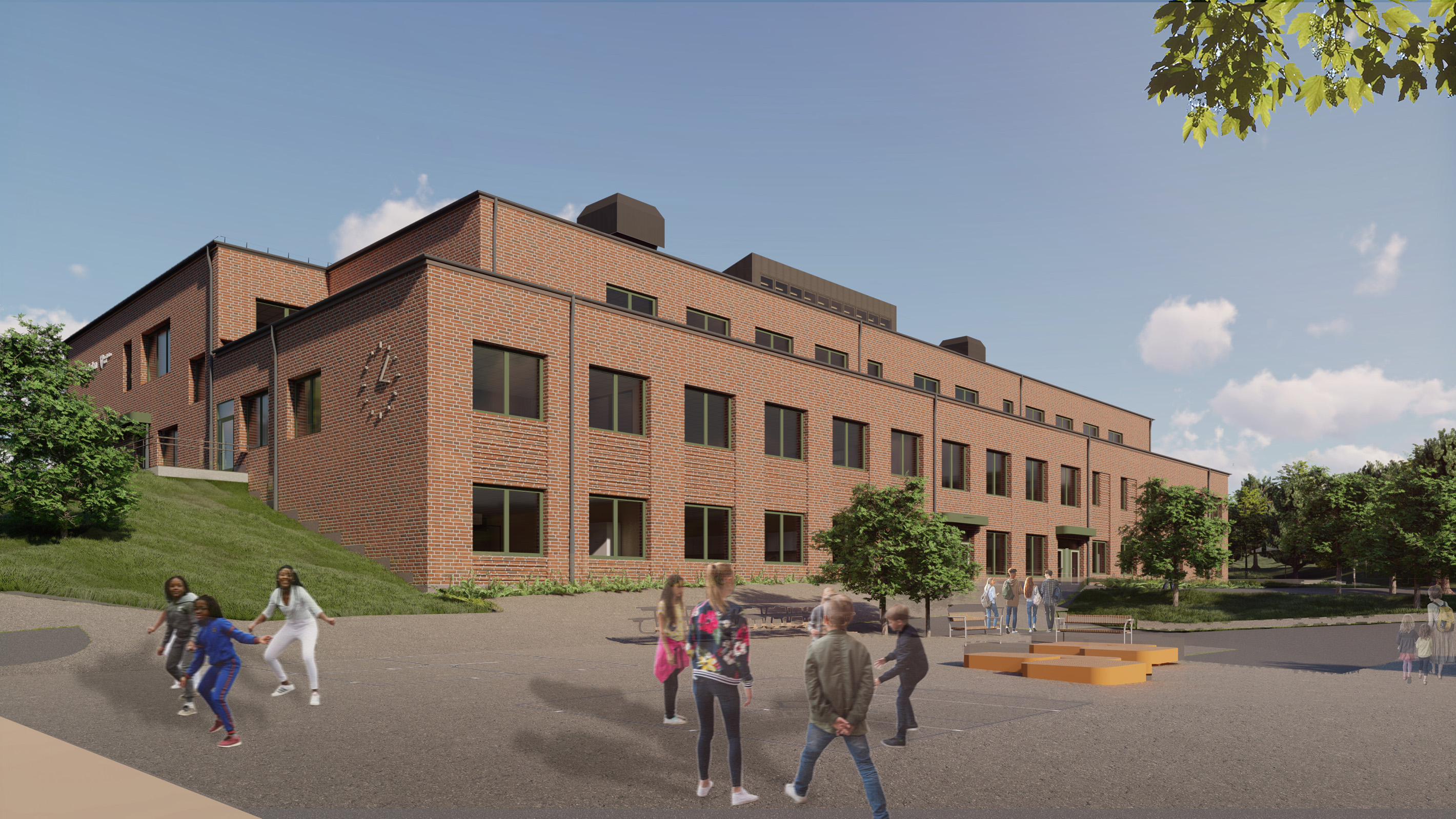 Slättgårdsskolan, huvudbyggnad 0